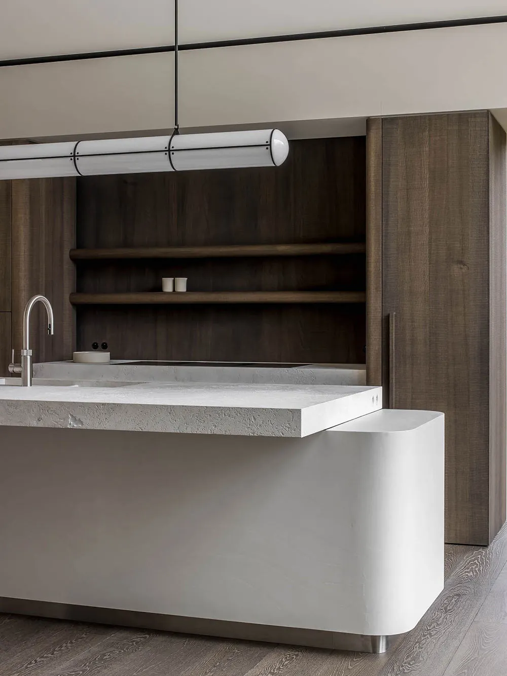 Weicher Minimalismus in der Gestaltung eines modernen Hauses in Amsterdam - Gallery image 4