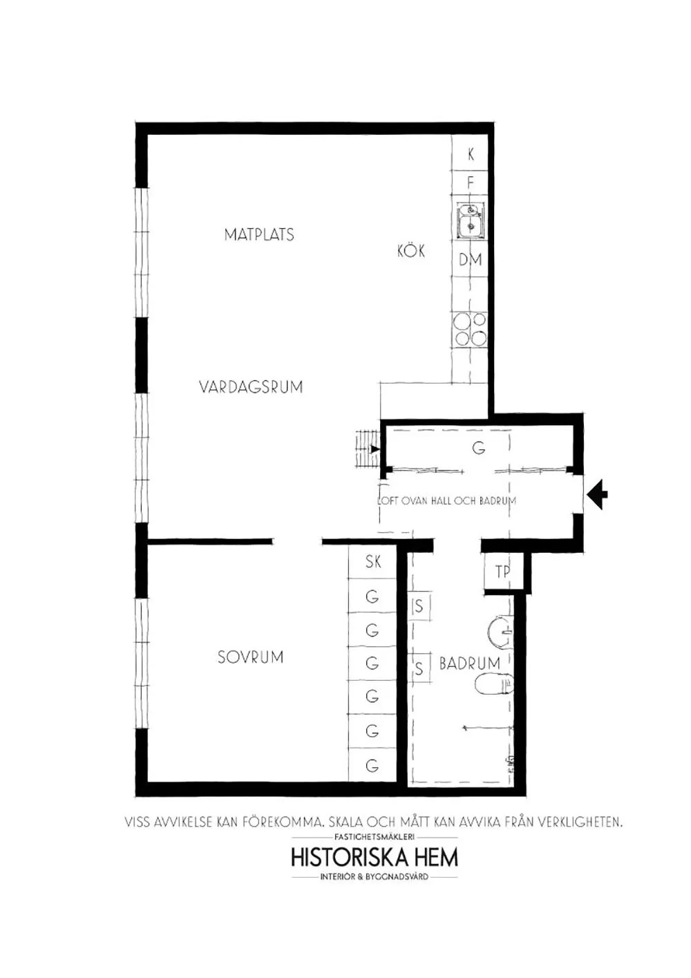 Live Loft in Former Post Office Building in Stockholm (69 sqm) - Gallery image 26