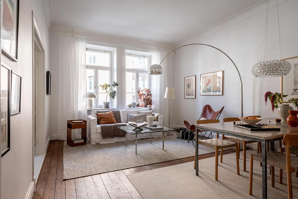 Nice Scandi Apartment with Unusual Layout and Olive-Colored Kids' Room - Gallery image 12