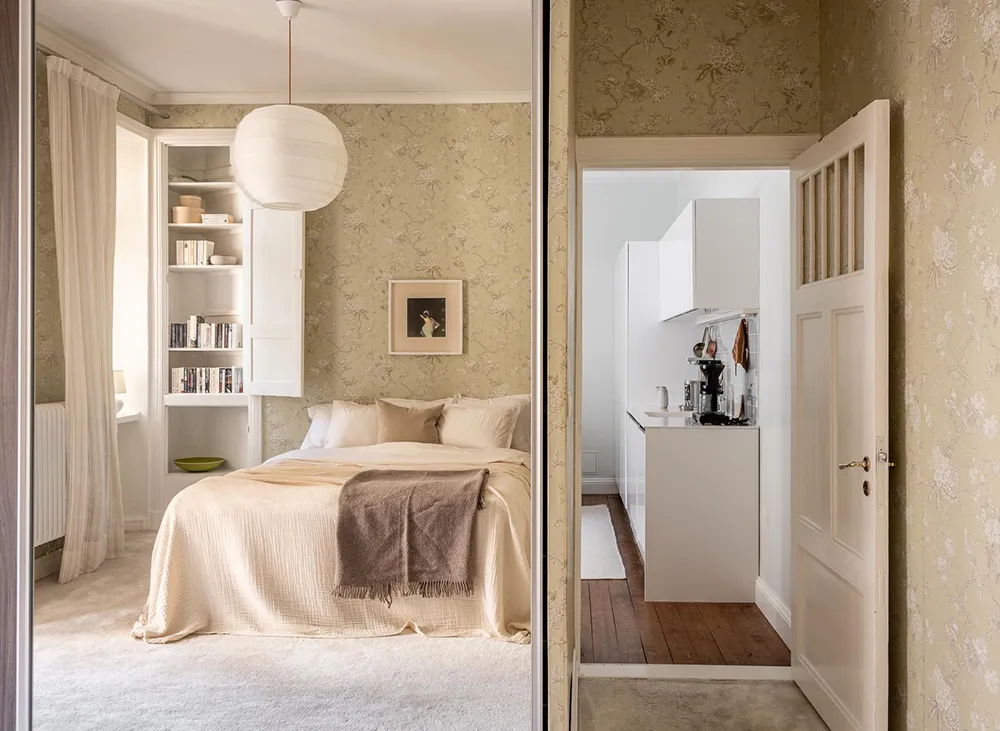 Nice Scandi Apartment with Unusual Layout and Olive-Colored Kids' Room - Gallery image 36