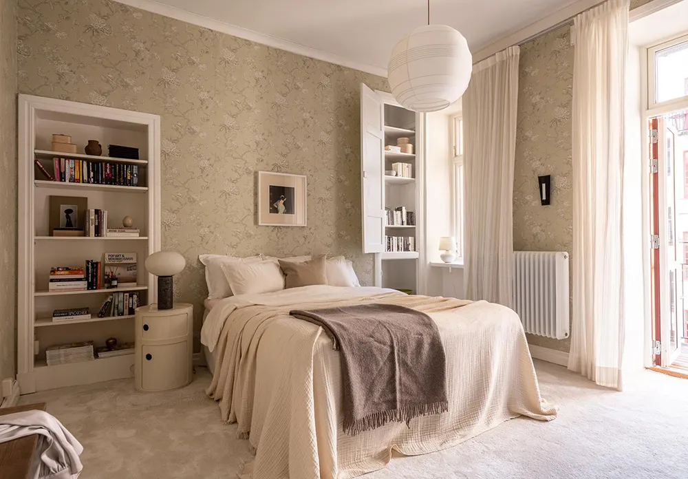 Nice Scandi Apartment with Unusual Layout and Olive-Colored Kids' Room - Gallery image 28