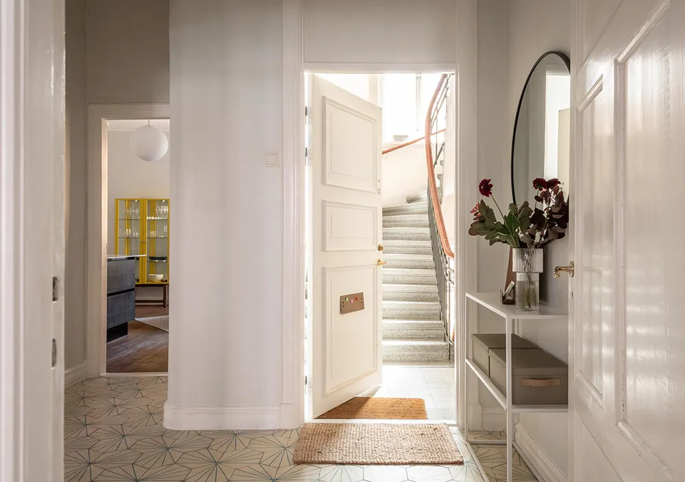 Nice Scandi Apartment with Unusual Layout and Olive-Colored Kids' Room - Gallery image 41