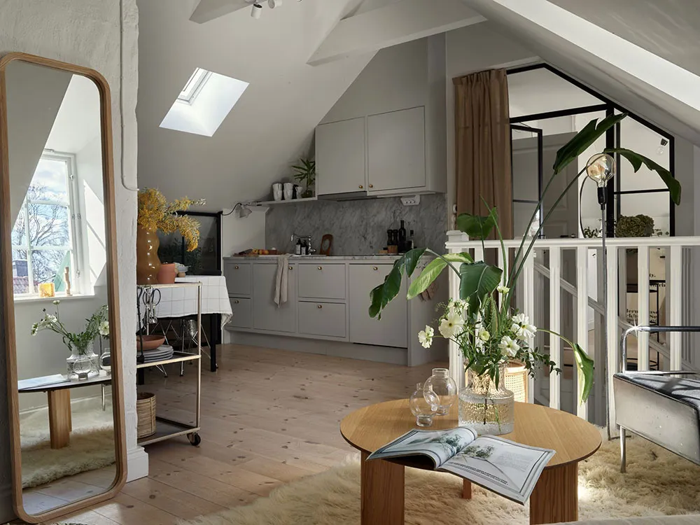 Appartement de mansarde dans un ancien bâtiment en Suède (39 m²) - Gallery image 4