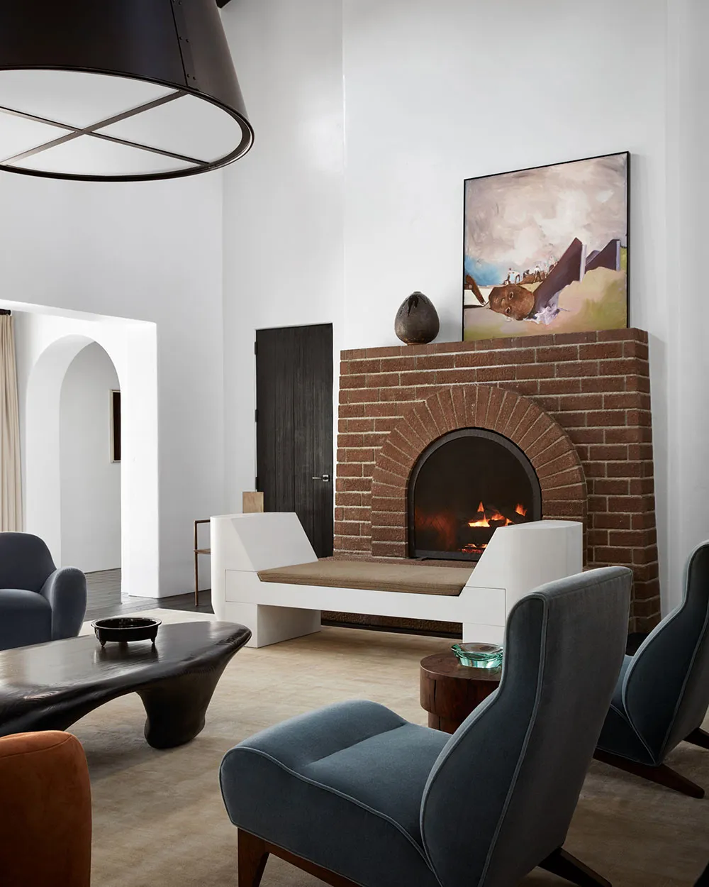 Eleganckie i nowoczesne wnętrza starożytnej fazendy w Kalifornii - Gallery image 4