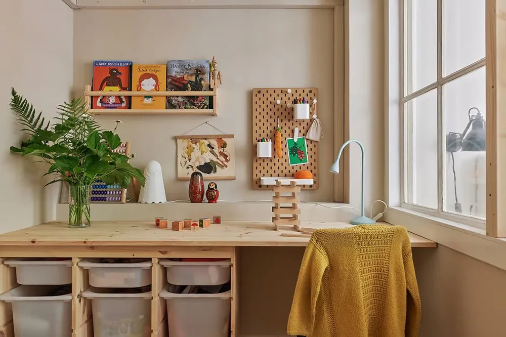 Tonos verdes y sofá a cuadros: apartamento en Estocolmo (47 m²) - Gallery image 14