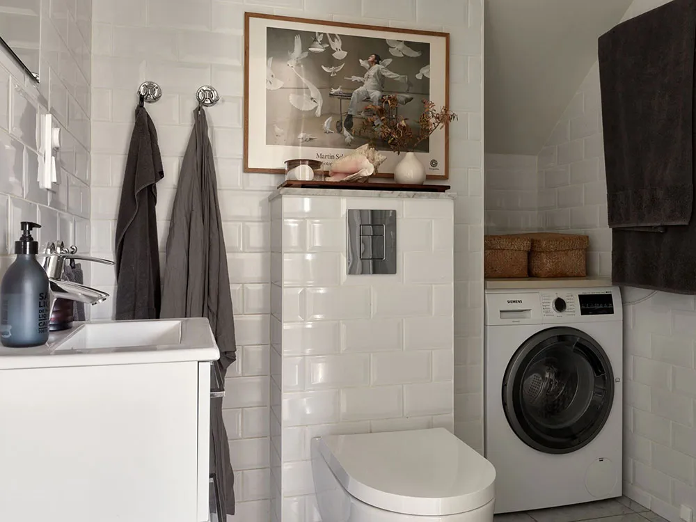 Appartement de mansarde dans un ancien bâtiment en Suède (39 m²) - Gallery image 24