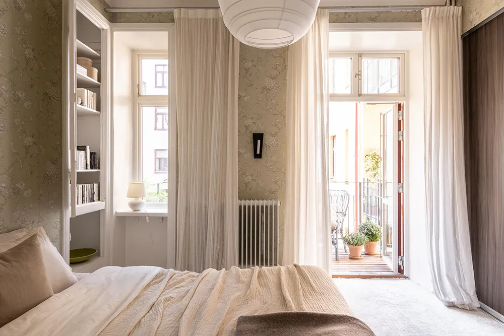 Nice Scandi Apartment with Unusual Layout and Olive-Colored Kids' Room - Gallery image 30