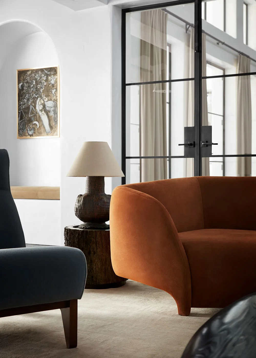 Eleganckie i nowoczesne wnętrza starożytnej fazendy w Kalifornii - Gallery image 5