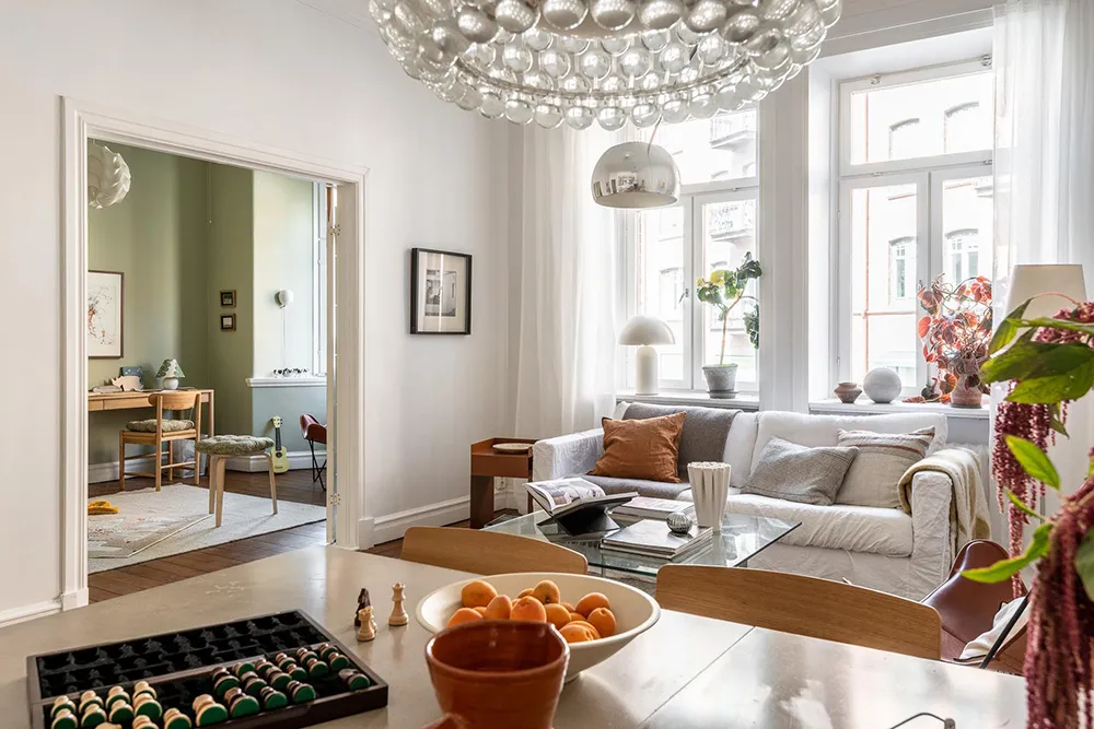 Nice Scandi Apartment with Unusual Layout and Olive-Colored Kids' Room - Gallery image 10