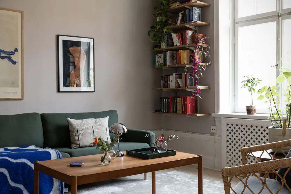 Приємний скандинавський інтер'єр у білих та зелених відтінках (57 кв. м) - Gallery image 3