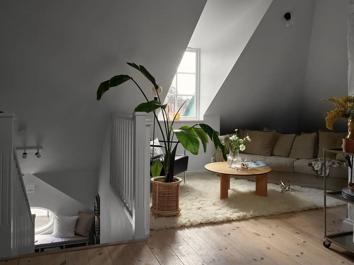 Appartement de mansarde dans un ancien bâtiment en Suède (39 m²) - Gallery image 5