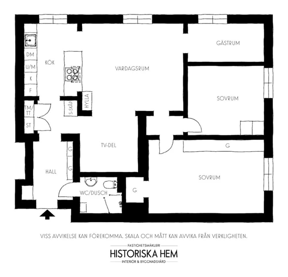 Agradable apartamento escandinavo con libros (90 m²) - Gallery image 33