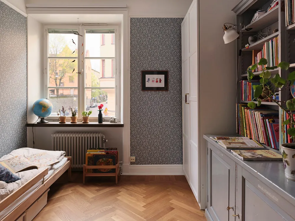Agradable apartamento escandinavo con libros (90 m²) - Gallery image 15