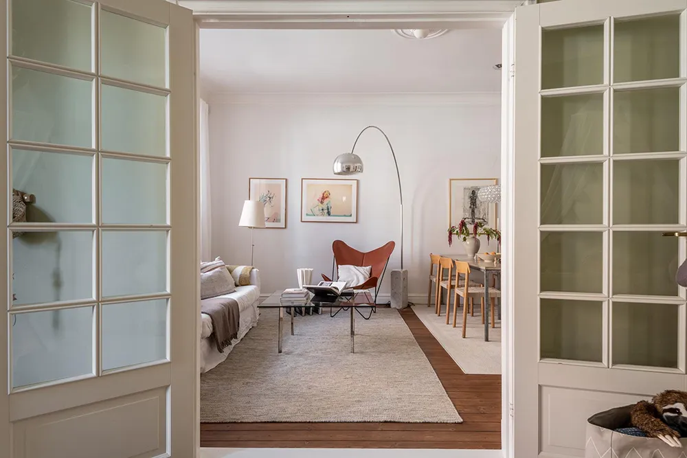 Nice Scandi Apartment with Unusual Layout and Olive-Colored Kids' Room - Gallery image 8