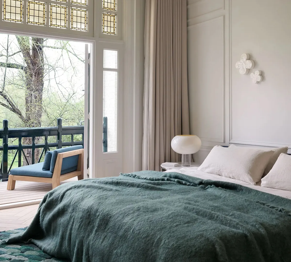 Stained Glass and Playful Colorful Decor: A Unique Historical Villa in Amsterdam