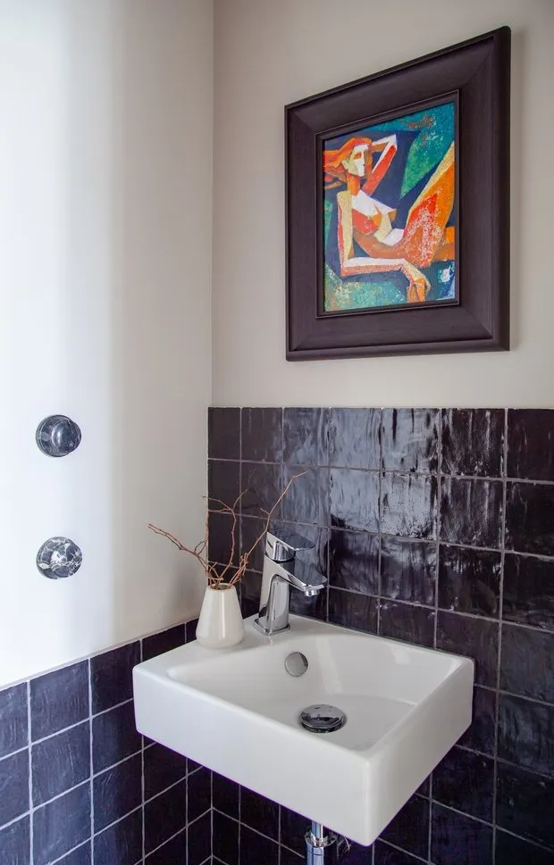 Foto: Baño en estilo moderno, Apartamento, Proyecto de la Semana, 3 habitaciones, Más de 90 metros cuadrados, Stavropol, Viktoría Osipova – fotos en nuestro sitio web