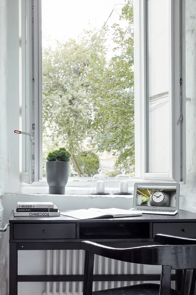 Фотографія: Кабінет у стилі Мінімалізм, Квартира, Проект тижня, Москва, Старий фонд, 3 кімнати, 60-90 метрів, Арсений Борисенко, za bor – фото на нашому сайті