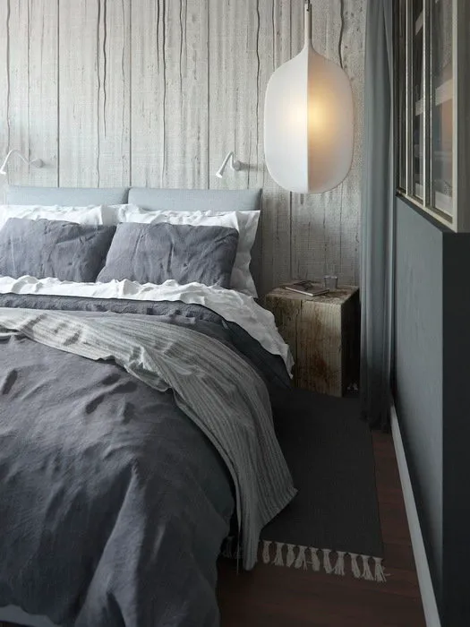 Фотографія: Спальня у стилі Скандинавський, Квартира, Проект тижня, Мінськ, Євгенія Лыкасова – фото на нашому сайті