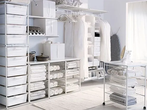 照片:北欧风格衣柜,技巧 - 我们网站上的照片