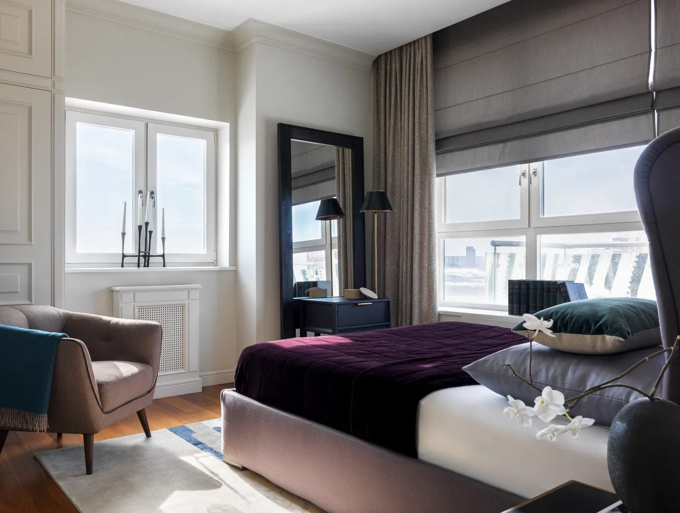 照片：现代风格卧室，技巧，奥尔加·索尔尼希科娃 – 我们网站上的照片