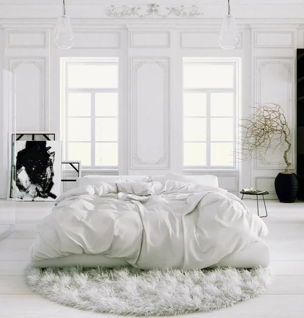 Фотографія: Спальня у стилі Прованс і Кантрі, Скандинавський, Інтер’єр кімнати, Колір у інтер’єрі, Поради – фото на нашому сайті