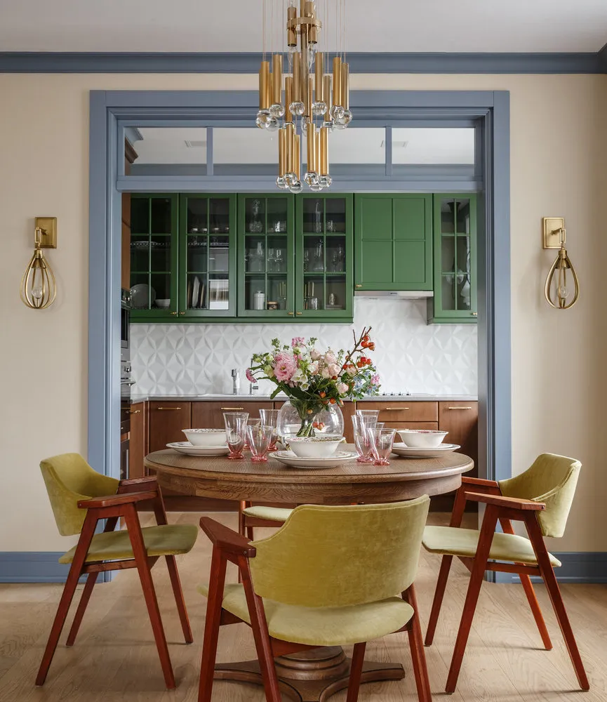 Photo: Kitchen and Dining Room in Modern Style, Nadya Zотова, Guide, Elena Ivanova, Olesya Shlyakhtina, Anna Moghjaro, Cartelle Design, Victoria Vlasova, Anna Rims – photo on our website