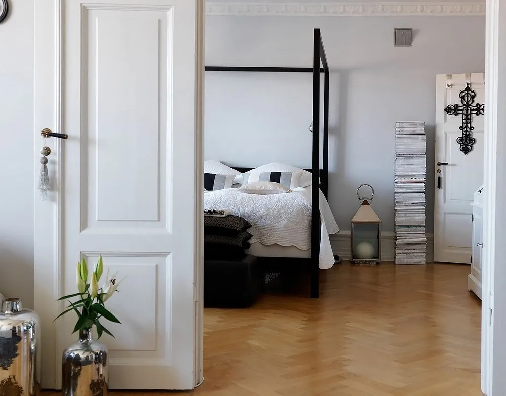 照片:经典风格卧室,北欧,现代,室内装饰,房间内部,室内颜色,每周项目,墙壁,装饰线条 – 网站上的照片