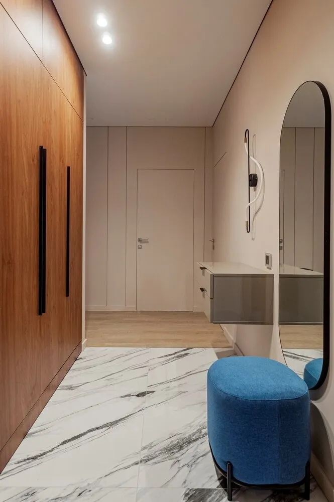 Foto: estilo moderno, apartamento, proyecto de la semana, Moscú, edificio monolítico, 3 habitaciones, 60-90 m², Ekaterina Markova - foto en nuestro sitio web