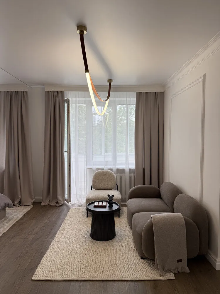 Foto: estilo neoclásico, Apartamento, Proyecto del día, Moscú, Casa de estilo júpiter, 2 habitaciones, 40-60 metros, neoclásico con elementos modernos, Ekaterina Mishukova – fotos en nuestro sitio web