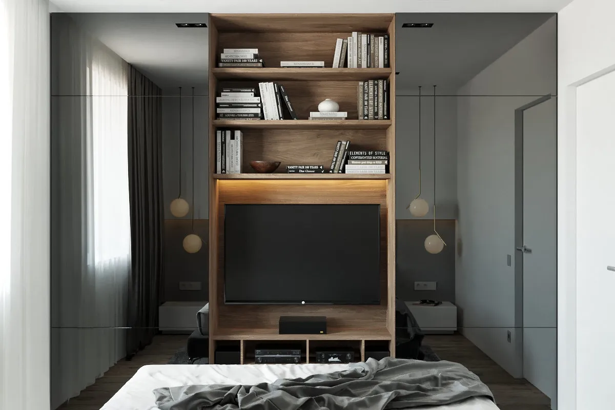 Фотографія: Спальня у стилі Современий, Квартира, Проект тижня, Еко, Монолітний дім, 3 кімнати, 60-90 метрів, Дніпропетровськ, PARA Studio – фото на нашому сайті