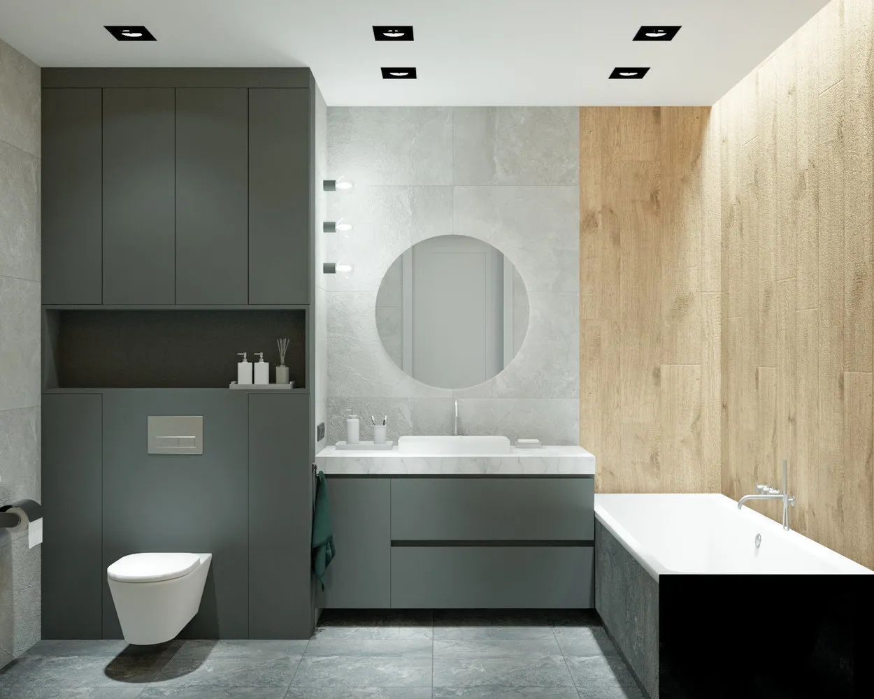 Foto: Baño en estilo moderno, consejos, trucos de diseño, Zconcept, Vladа Zagaínova – foto en nuestro sitio web