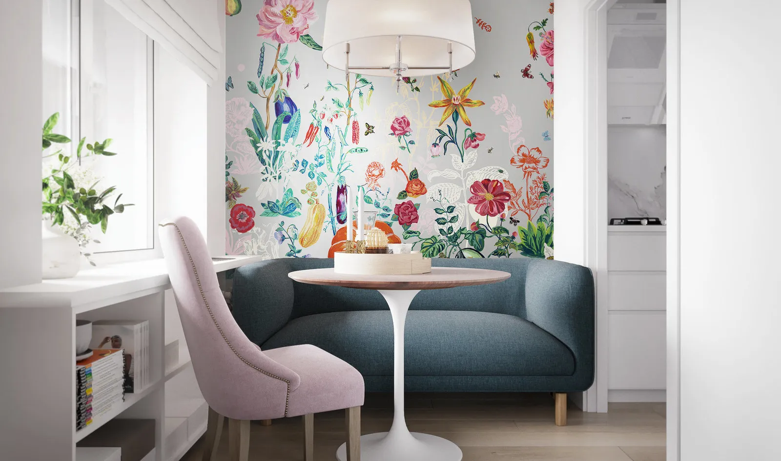 Photo: Kitchen and Dining Room in Modern Style, Nadya Zотова, Guide, Elena Ivanova, Olesya Shlyakhtina, Anna Moghjaro, Cartelle Design, Victoria Vlasova, Anna Rims – photo on our website