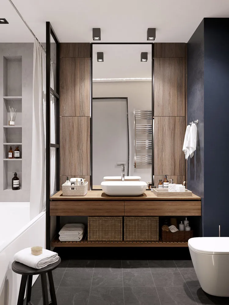 Photo: Bathroom in Modern Style, Nadya Zотова, Guide, Elena Ivanova, Olesya Shlyakhtina, Anna Moghjaro, Cartelle Design, Victoria Vlasova, Anna Rims – photo on our website