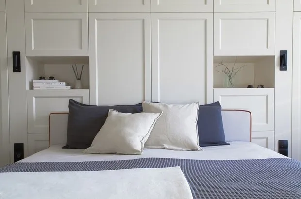 Foto: Dormitorio en estilo moderno, Apartamento, Proyecto de la Semana, 3 habitaciones, Más de 90 metros cuadrados, Stavropol, Viktoría Osipova – fotos en nuestro sitio web