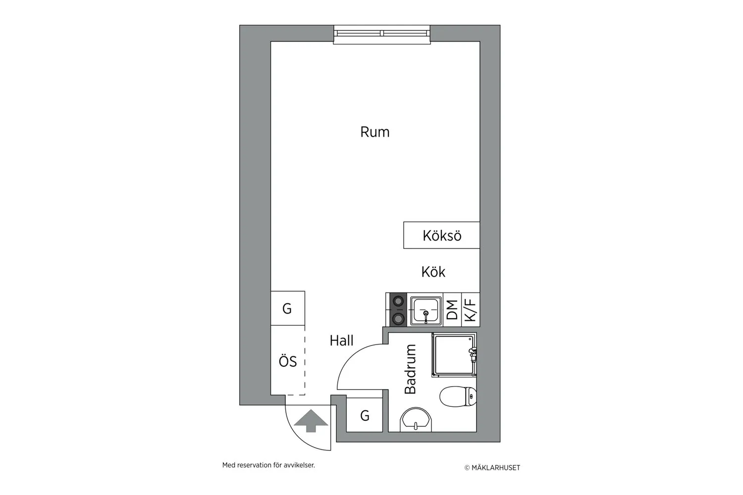 Фотографія:  в стилі , Еклектика, Декор інтер'єру, Малогабаритна квартира, Квартира, Студія, Швеція, Стокгольм, Сірий, до 40 метрів – фото на нашому сайті