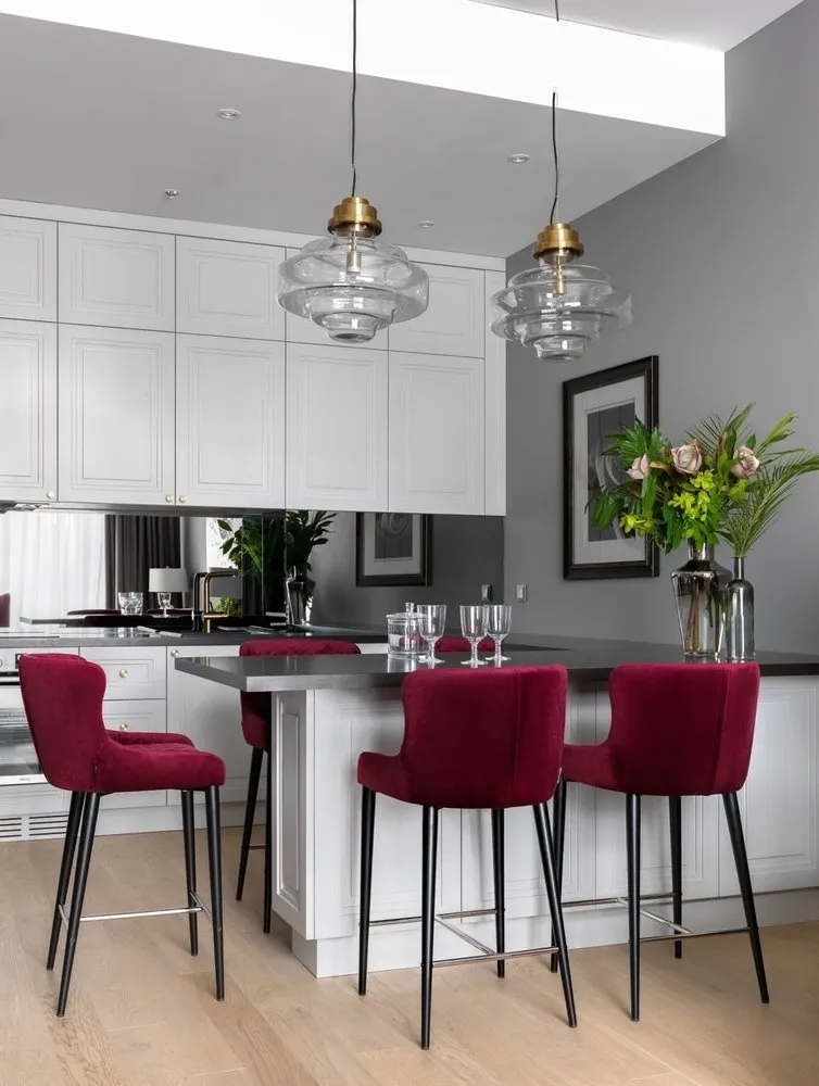 Photo: Kitchen and Dining Room in Modern Style, Nadya Zотова, Guide, Elena Ivanova, Olesya Shlyakhtina, Anna Moghjaro, Cartelle Design, Victoria Vlasova, Anna Rims – photo on our website