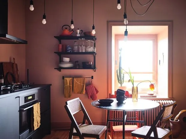 Photo: in style , Scandinavian, Eclectic, Interior Decor, Sweden, Yellow, Stockholm, Pink – photo on our website