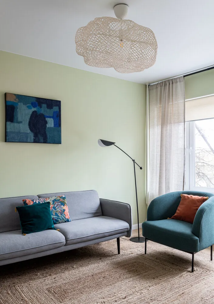 Foto: estilo moderno, Apartamento, Proyecto de la semana, Moscú, Khrushchevka, Edificio de ladrillo, 2 habitaciones, 40-60 metros, Lubov Pivovarova – foto en nuestro sitio web