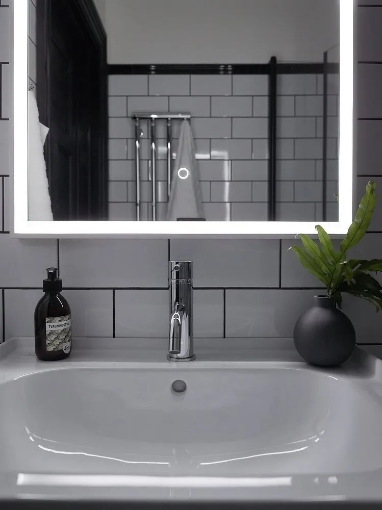 照片：斯堪的纳维亚浴室，室内装饰，公寓，瑞典，2间房，40-60平方米 – 我们网站上的照片