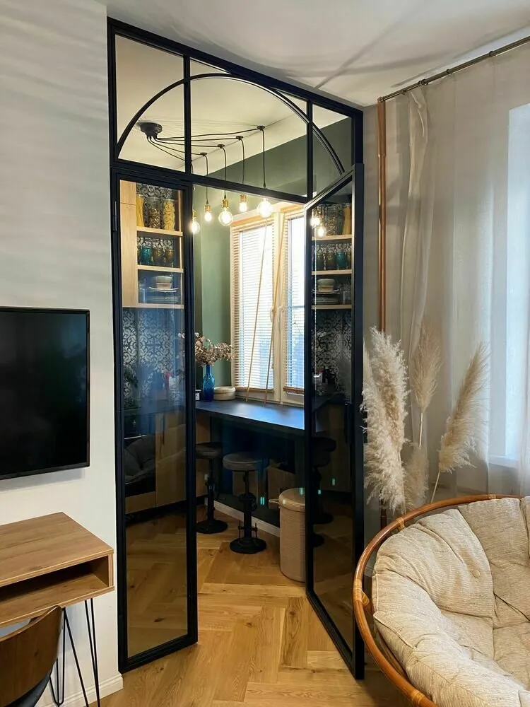 Foto: en estilo , Proyecto de la semana, reforma de chruschevka, Chruschevka, hasta 40 metros, foto del interior de una chruschevka en nuestro sitio web