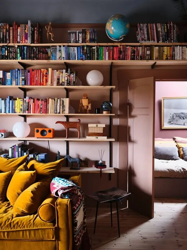Photo: in style , Scandinavian, Eclectic, Interior Decor, Sweden, Yellow, Stockholm, Pink – photo on our website