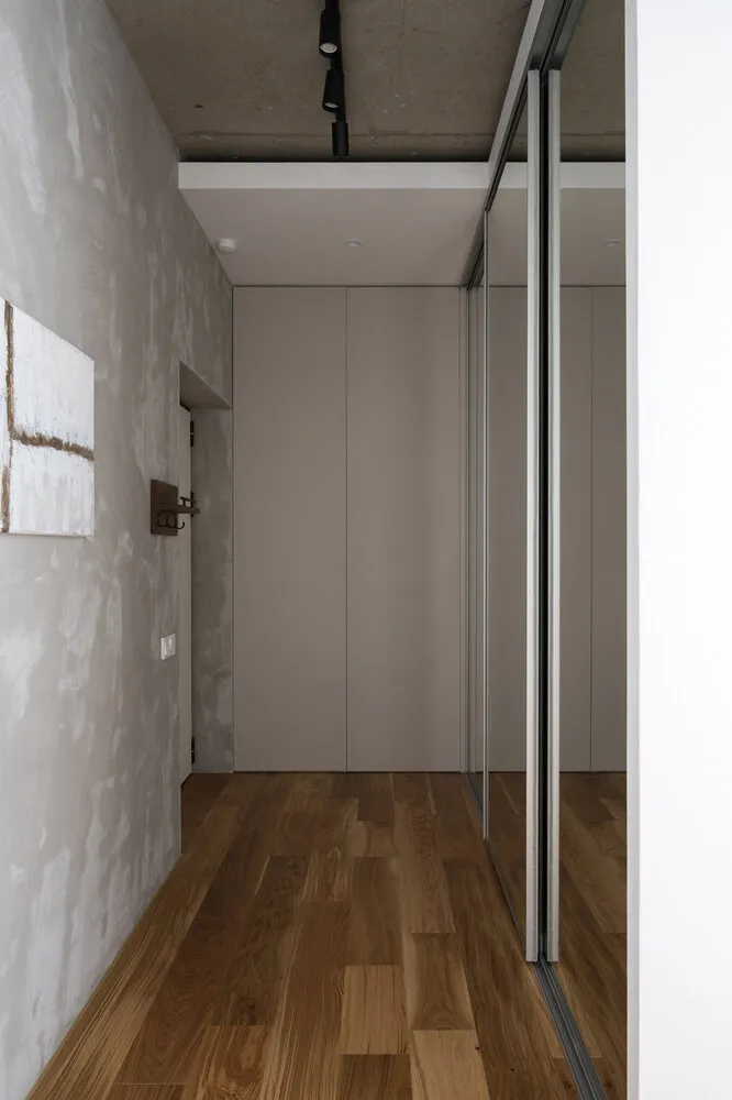 Foto: Vestíbulo en estilo minimalismo, Apartamento, Proyecto de la semana, Moscú, 3 habitaciones, 60-90 metros, Ekaterina Starikova, Star Interiors – fotos en nuestro sitio web