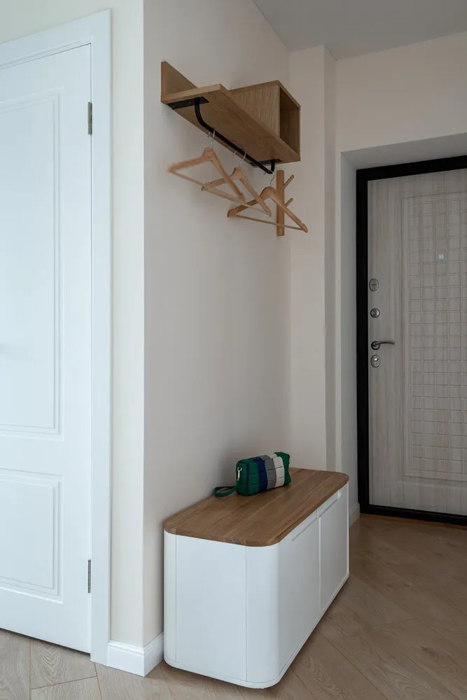 Foto: estilo moderno, Apartamento, Proyecto de la semana, Moscú, Khrushchevka, Edificio de ladrillo, 2 habitaciones, 40-60 metros, Lubov Pivovarova – foto en nuestro sitio web