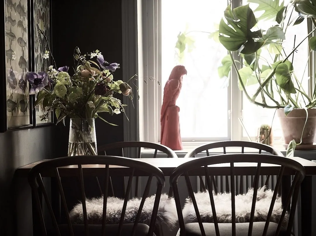 照片：斯堪的纳维亚厨房和餐厅，室内装饰，公寓，瑞典，2间房，40-60平方米 – 我们网站上的照片