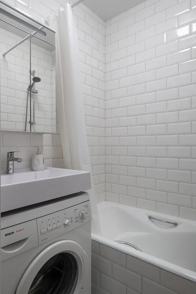 Foto: estilo moderno, Apartamento, Proyecto de la semana, Moscú, Khrushchevka, Edificio de ladrillo, 2 habitaciones, 40-60 metros, Lubov Pivovarova – foto en nuestro sitio web