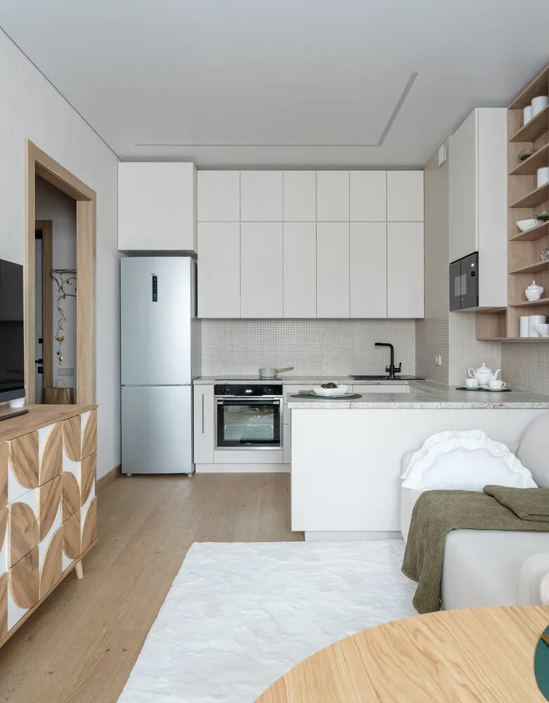 Foto: Modern, Wohnung, Projekt des Tages, Moskau, 3 Zimmer, 60-90 m², Nadja Schischkowa, Lidia Sudilowskaja – Foto auf unserer Website