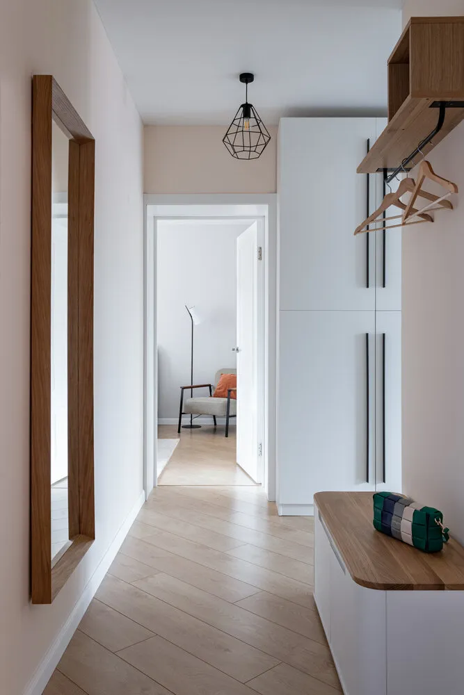 Foto: estilo moderno, Apartamento, Proyecto de la semana, Moscú, Khrushchevka, Edificio de ladrillo, 2 habitaciones, 40-60 metros, Lubov Pivovarova – foto en nuestro sitio web