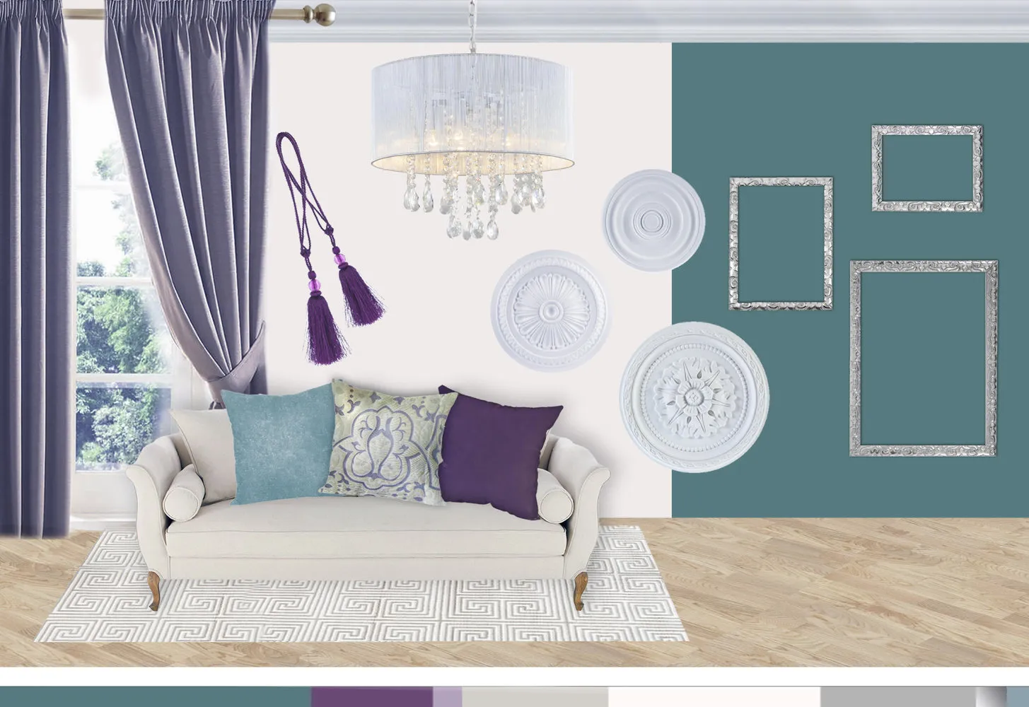 照片：新古典风格客厅，现代设计，技巧，最大40平方米，Leroy Merlin – 我们网站上的照片