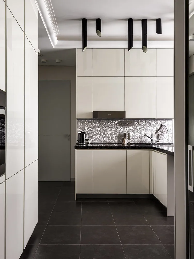 照片：现代风格厨房与餐厅，指南，设计妙招，纳利娅·扎托娃，室内百科全书，奥尔加·鲁达科娃，朱莉娅·范布尔洛娃，阿纳斯塔西娅·库德里亚绍娃，娜塔莉亚·楚维诺娃，KIDZ Design，奥尔加·阿特梅茨娃，达丽亚·阿韦坚科，奥尔加·博伊索娃，卡特琳娜·卡尔米琴科 – 我们网站上的照片