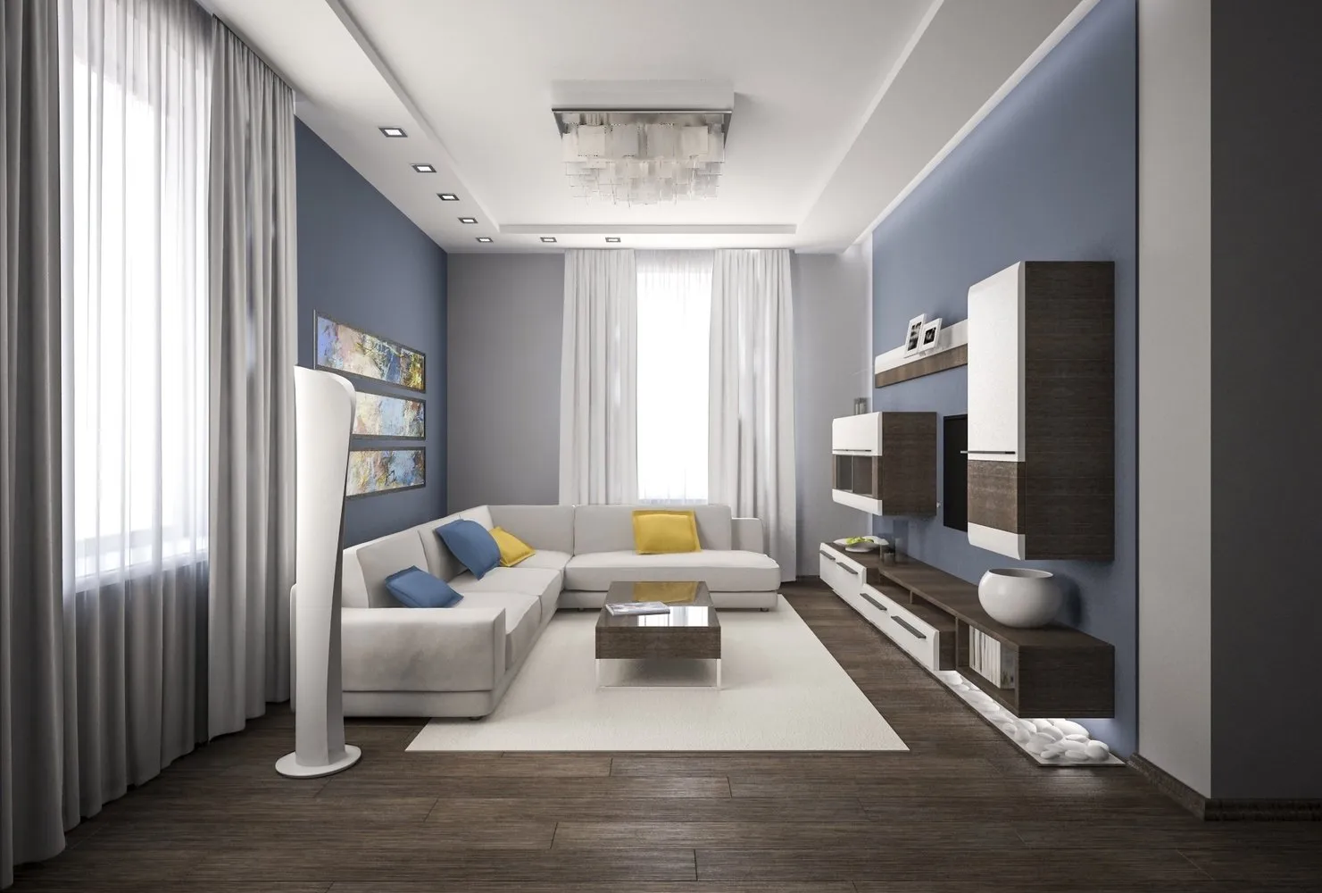 由Mebel Park家具中心设计师叶卡捷琳娜·列夫尼科娃设计的装修项目